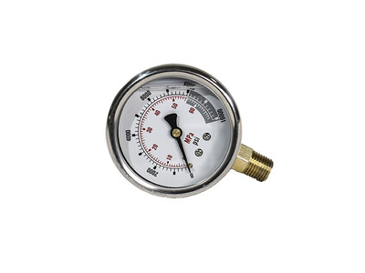High pressure oil gauge